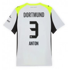 Borussia Dortmund Waldemar Anton #3 Bortatröja 2025-26 Korta ärmar